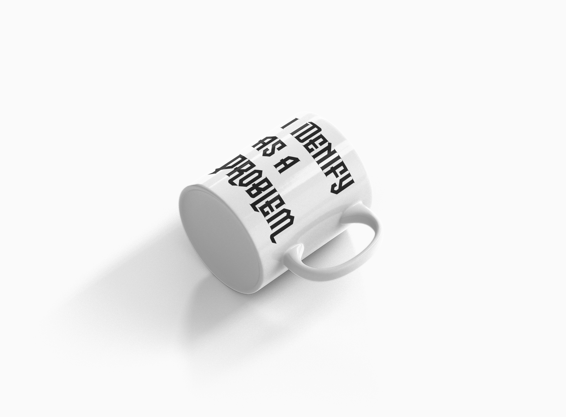 I Identify As A Problem Mug